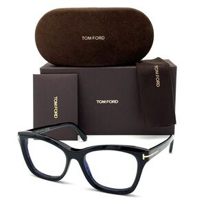 Tom Ford Cat Eye Black Blue-Light Blocking Glasses